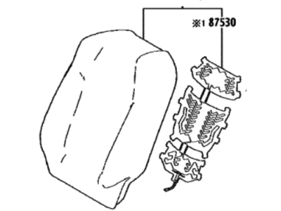 Toyota 71078-08110-B2 COVER SUB-ASSY, RR S