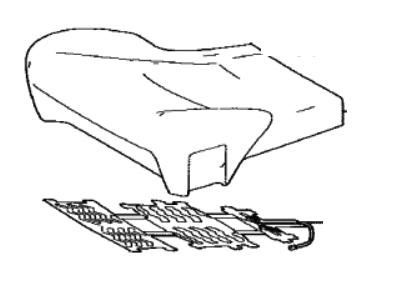 Toyota 79012-08210-B6 COVER SUB-ASSY, NO.1