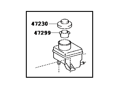 Scion tC Brake Master Cylinder Reservoir - 47220-21030