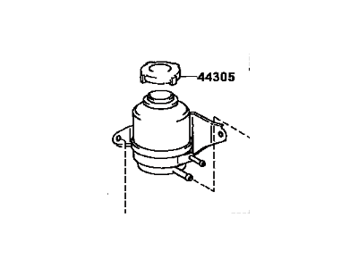 Toyota Camry Power Steering Reservoir - 44360-32040