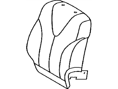 Toyota 71073-0T031-B1 Front Seat Back Cover, Right(For Separate Type)