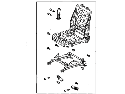 71120-35120 Genuine Toyota Frame Assembly, Front Seat