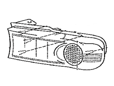 Toyota 81131-35560 Lens, HEADLAMP, RH