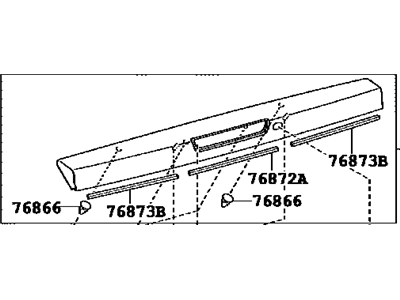 Toyota FJ Cruiser Spoiler - 76871-35091