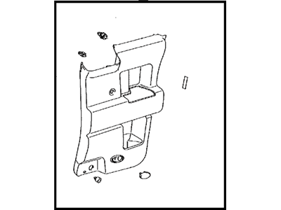 Toyota 67640-35B70-P0 Panel Assembly, Rear Door