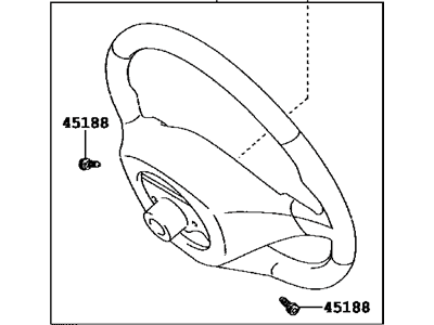 Toyota FJ Cruiser Steering Wheel - 45100-35471-B2