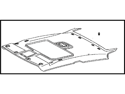 Toyota 63311-AA140-B0 Headlining Assy, Roof