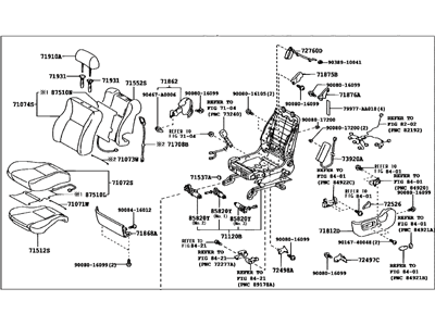 Toyota 71200-06510-A0