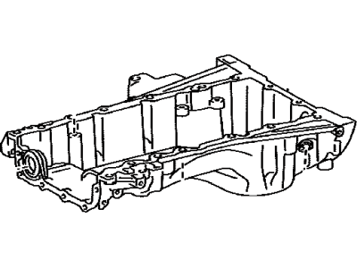 Toyota 12101-0P030 Pan Sub-Assembly, Oil