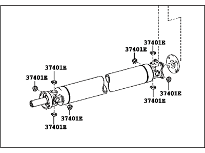 Toyota 37110-0C172 Propelle Shaft Assembly