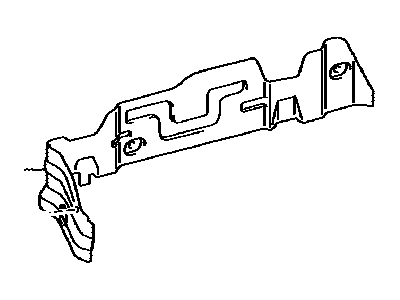 Toyota 77697-0C020 Insulator, Fuel Tank Heat