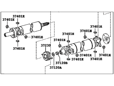 Toyota 37100-0C155 Propelle Shaft Assembly