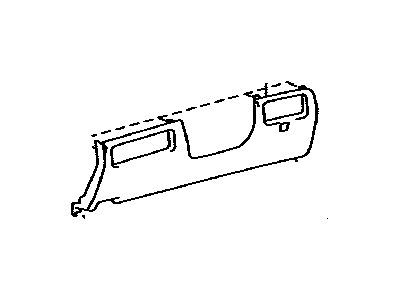 Toyota 55046-0C071-E0 Panel Sub-Assembly, Inst