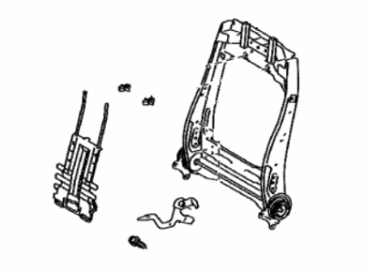 Toyota 71103-0C010 Frame Sub-Assembly, Front Seat