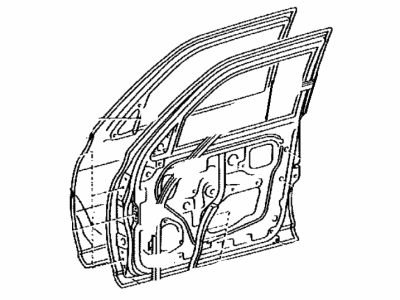 Toyota 67002-0C060 Panel Sub-Assy, Front Door, LH