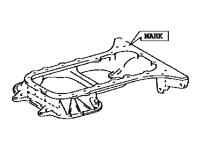 2002 Toyota Tundra Oil Pan - 12111-50110