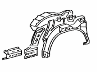 Toyota 61604-0C900 Panel Sub-Assy, Quarter Wheel House, LH