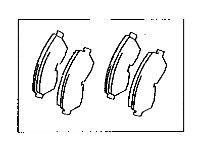 1992 Toyota Pickup Brake Pad Set - 04465-35120