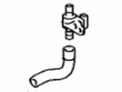 Toyota Venza Coolant Reservoir Hose - 16260-25021