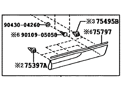 Toyota 75076-48120-A0