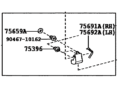 Toyota 75602-48040-C0