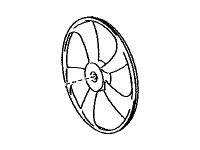 Toyota Highlander Fan Blade - 16361-20250