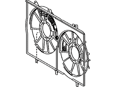 Toyota Highlander Fan Shroud - 16711-36070