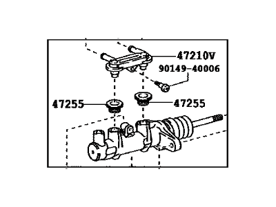 Toyota Highlander Master Cylinder Repair Kit - 47201-48210
