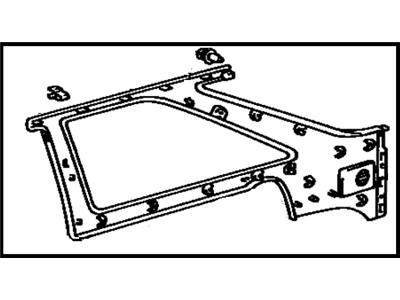 Toyota 62471-89105-04 Garnish, Roof Side, Inner RH