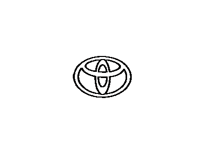 1996 Toyota Corolla Emblem - 75471-12070