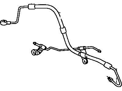 Toyota Corolla Power Steering Hose - 44410-02042