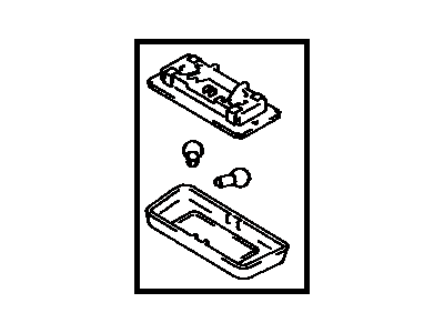 Toyota 81260-22130-B0 Lamp Assembly, Map