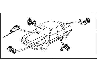 Toyota Cressida Door Lock Cylinder - 69005-22690-02