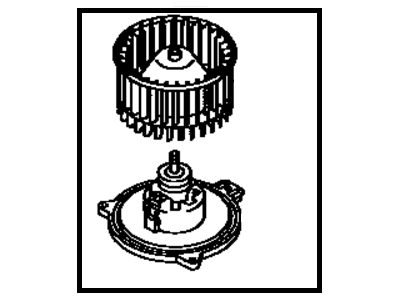 1990 Toyota Cressida Blower Motor - 87103-22030