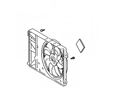 Toyota 16380-0P010 Bracket Assembly, Fan