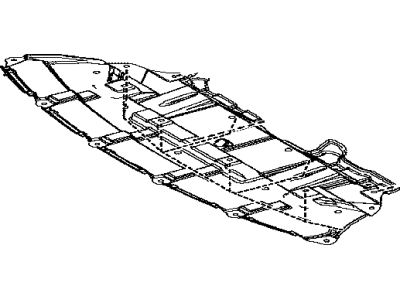 2015 Toyota Highlander Engine Cover - 51441-0E090