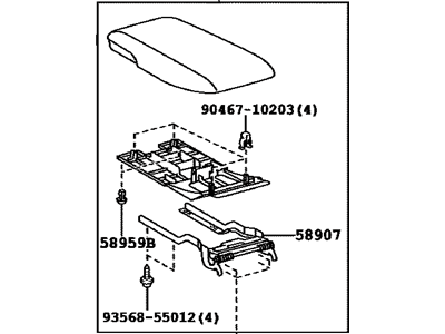 Toyota 58905-33320-B1