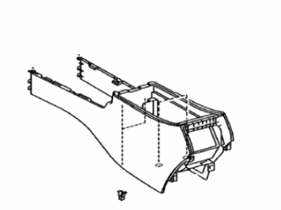 Toyota 58810-06020-E0 Box Assembly, Console