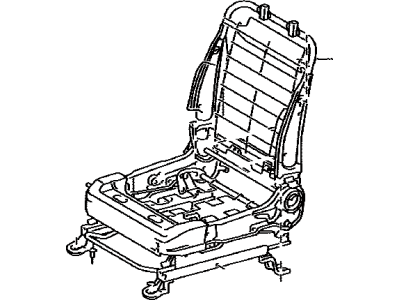 Toyota 71120-33160 Frame Assembly, Front Seat