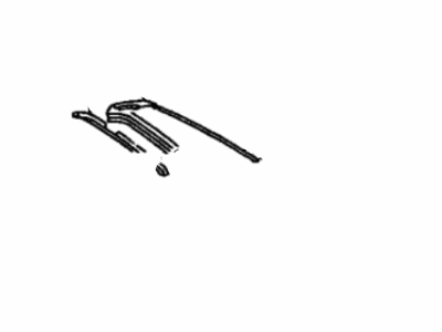 Toyota 61267-AA020 Channel, Roof Drip Side, Rear RH