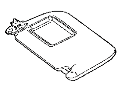 Toyota 74320-47470-B0 Visor Assembly, Left