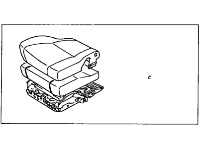 1997 Toyota RAV4 Seat Cushion - 71410-42110-B1