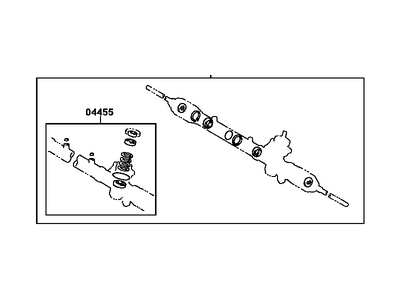 Toyota 04445-42040 Gasket Kit, Power Steering Gear