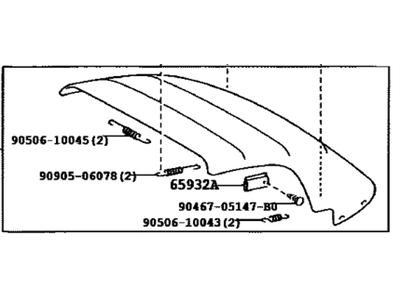 Toyota 65911-17011-C0