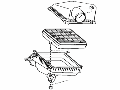 Toyota Land Cruiser Air Filter Box - 17700-38180