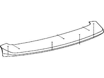 Toyota 76085-60020-C2 Spoiler Sub-Assembly, Rr