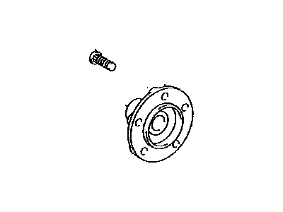 Toyota 43502-60190 Front Axle Hub Sub-Assembly, Left