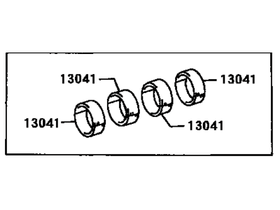 Toyota 13204-35040 Bearing Set, Connecting Rod