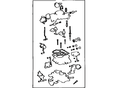 1989 Toyota Pickup Carburetor Gasket Kit - 04212-35421