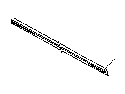 1987 Toyota Tercel Wiper Blade - 85221-16100